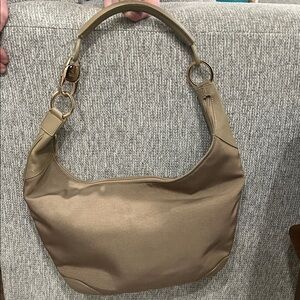 Gucci canvas Tan hobo bag
